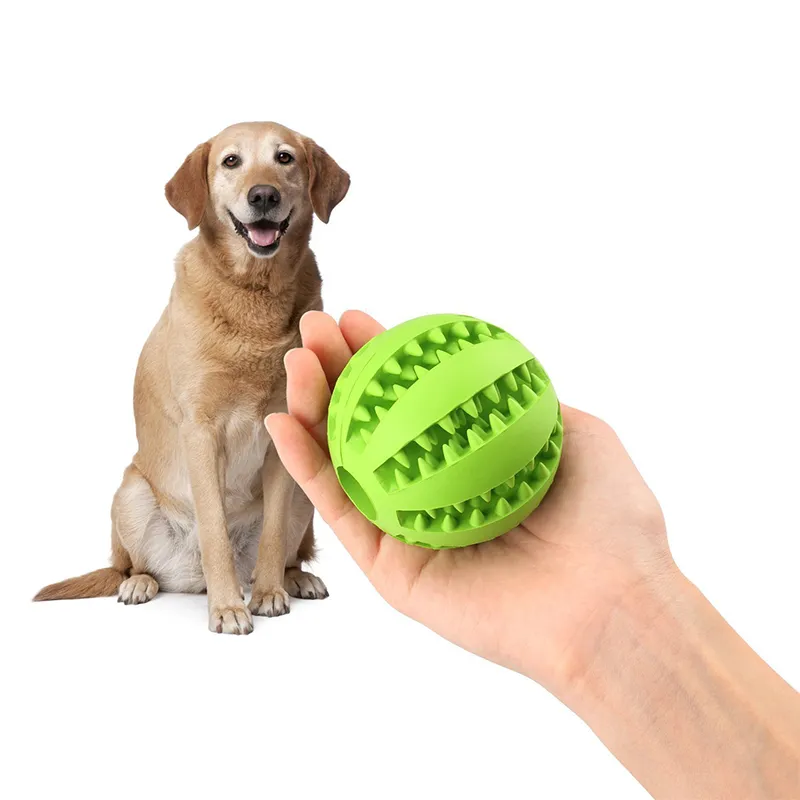 Interactief Speelgoed Kat Hond Kauwspeelgoed Gebitsreiniging Ballen Hond Speelgoed Stretch Rubber Lekkende Bal Huisdier Kat Dog2551