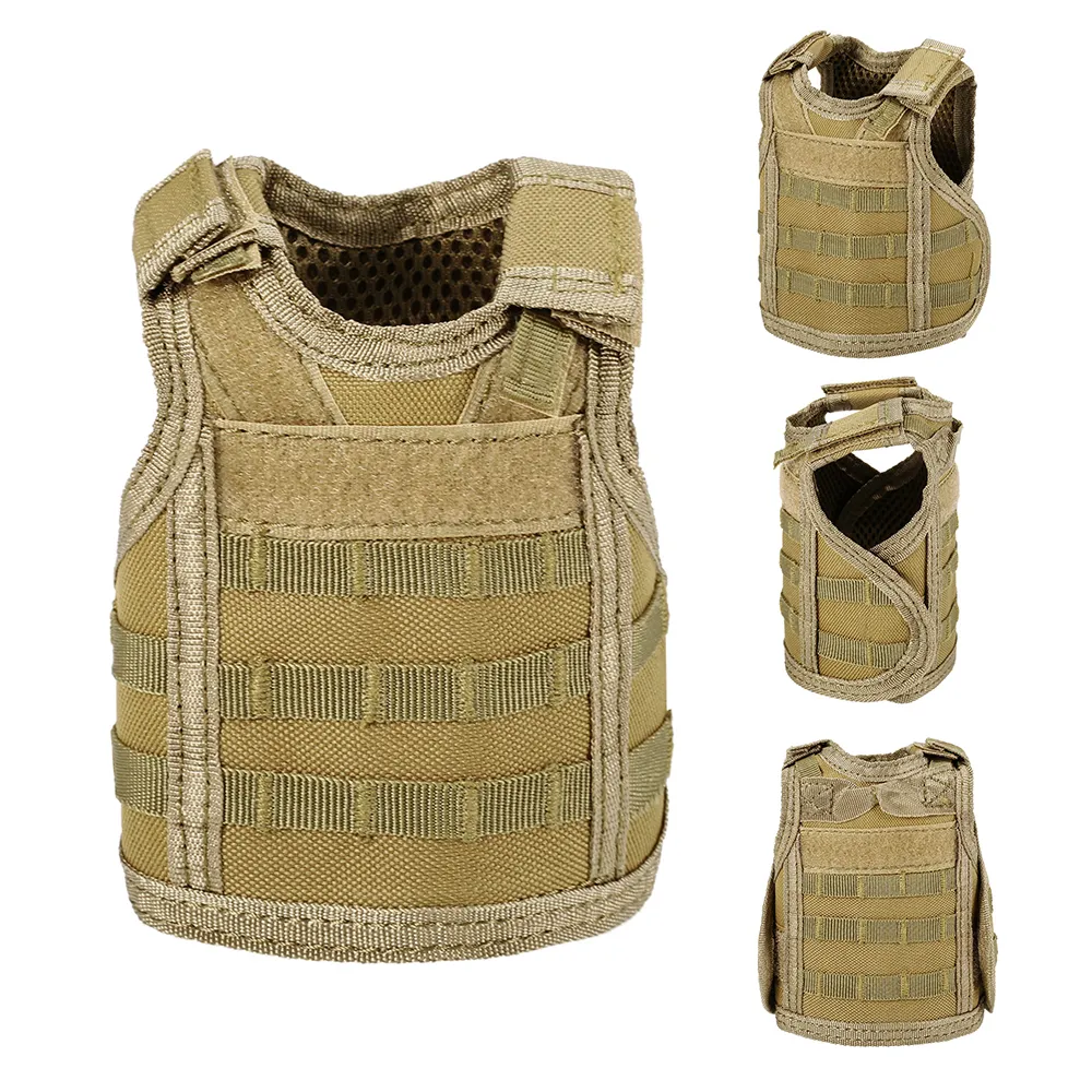 Molle Mini Miniature Beverage Tattico Militare Coperchio birra Can Cooler Holder Manica Bottiglia Drink Vest C190415017504295