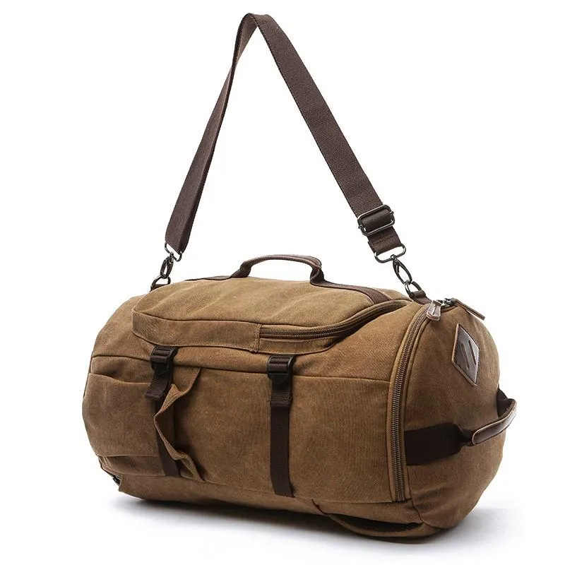 3in1 Vintage Sırt Çantası Seyahat Çantası Erkekler Erkek Backpacks Okul Çantaları Büyük Kapasite Geri Paket Taşınabilir Duffel Çanta Paketi Kızlar İçin Erkekler222s