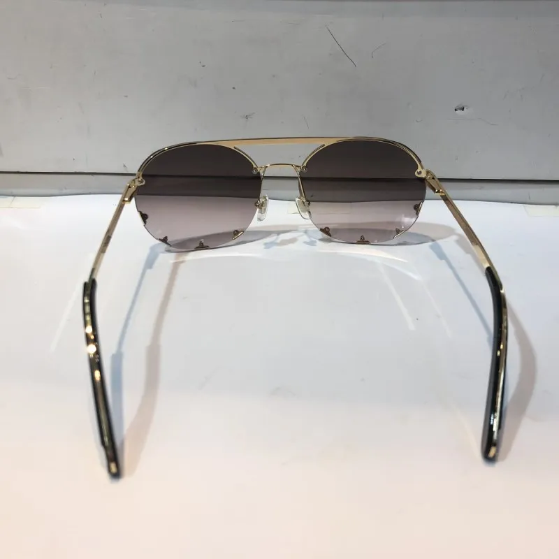 الرفاهية- 0960 نظارة شمسية للرجال نساء أزياء التصميم البيضاوي للأشعة فوق البنفسجية عدسة طلاء العدسة مرآة العدسة