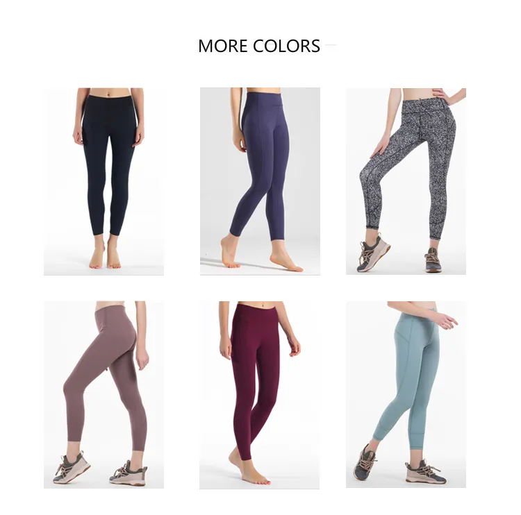 Naked Material Yoga Pants High Waist Elastic Running Leggings Quick Dry Fitness Wear Yoga Outfits Ladies Brand Casual Tight top