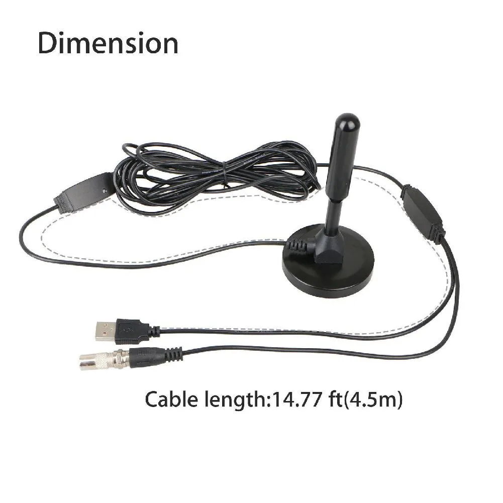 الهوائي الرقمي HDTV INDOOR HODENNA GAIN 25DBI هوائي Aerial Aerial Aerial 200 Mile Range VHF UHF VIEW DTMB DVBT ATSC DTMBT2854278