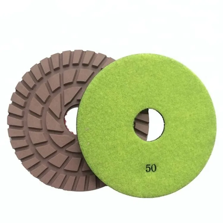 7 Inch D180mm Dry Polishing Pads 7mm Thickness Grinding Disc Resin Pads for Concrete and Terrazzo Floor236V