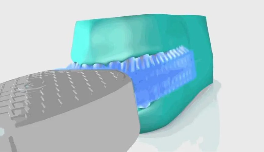 2019 360 درجة التلقائي فرشاة الأسنان سونيك الكهربائية فرشاة الأسنان الذكية الذكية تشطيب USB شحن تبييض U شكل فرشاة الأسنان J190628