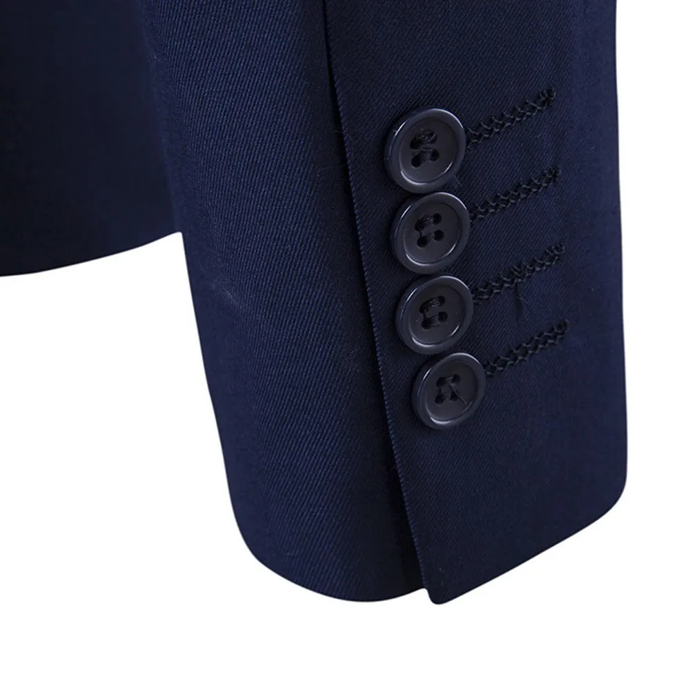 MEN039S 3 stuks zwarte elegante pakken met broek merk slanke fit single button feest formele zakelijke kledingpak mannelijk terno yl10 5691491