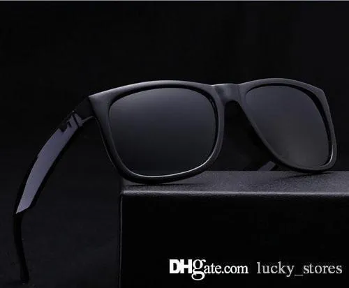 Mode Vierkante Zonnebril Mannen Vrouwen Designer Rijden Brillen Lunette UV400 Gradiënt Zonnebril met cases253e