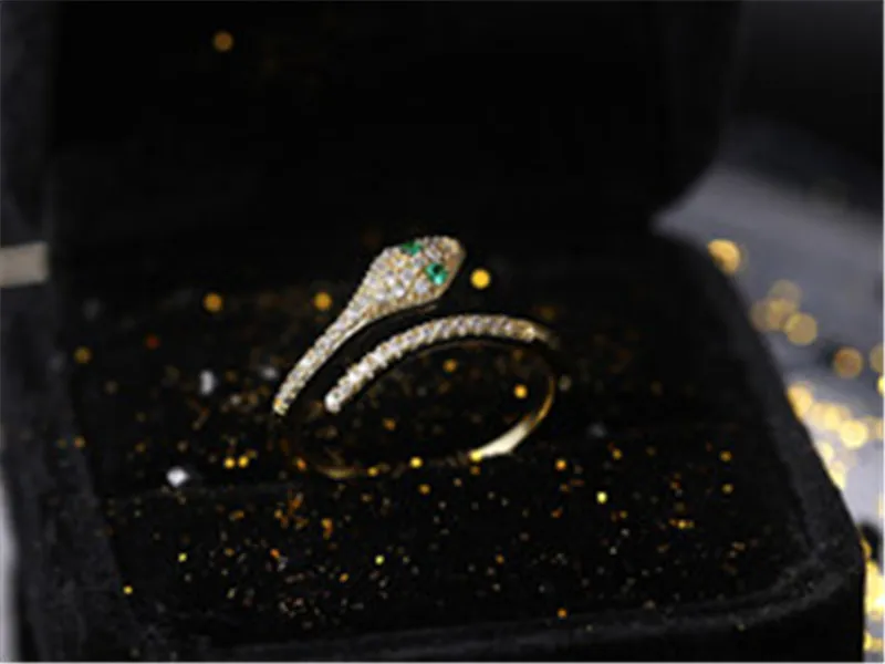 Snake shape open ring Midi Knuckle fashion women lady jewelry 2020254B