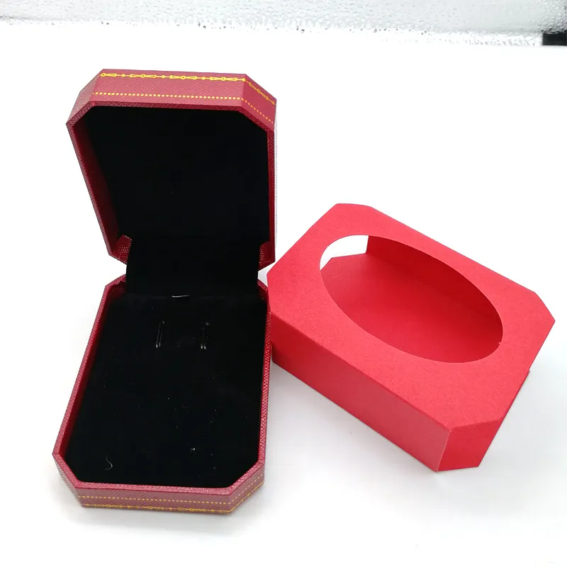 Mode rouge couleur bracelet collier bague original orange boîte sacs bijoux cadeau boîte à choisir 354y