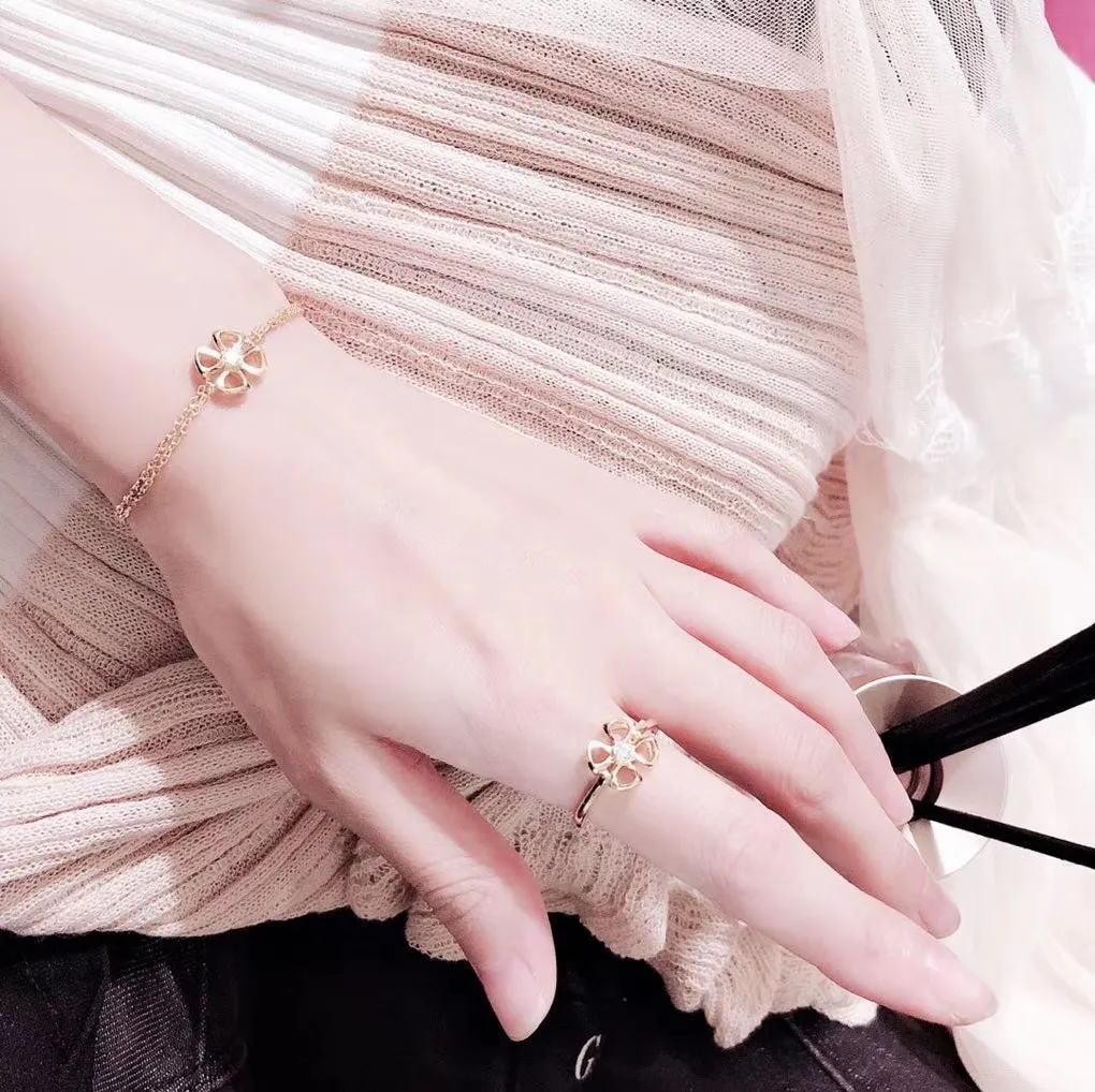 Женские кольца из стерлингового серебра 925 пробы с цветочным узором. Индивидуальная мода. Превосходное качество. Высокие технологии. Роскошь 247B.
