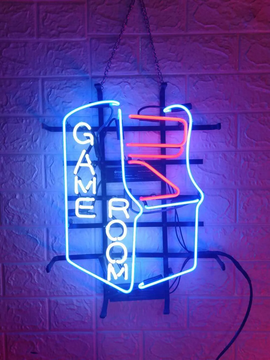 Nowa gwiazda Neon Sign Factory Game Room17x14 cale prawdziwe szklane neonowe światło znaku na piwo bar garażowy pub pokój z powrotem do Arcade 335e