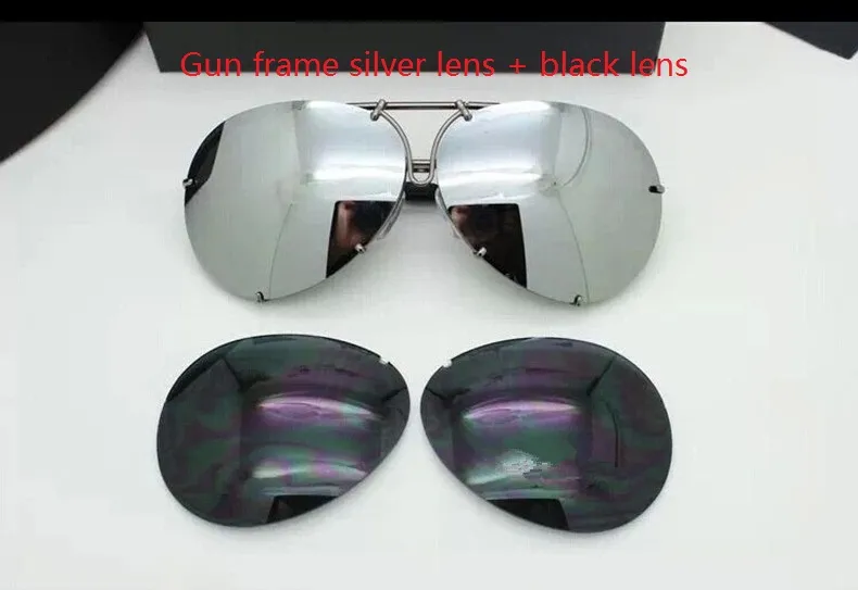 Óculos de designer de marca inteira homens mulheres P8478 estilo verão legal óculos polarizados óculos de sol óculos de sol 2 conjuntos de lentes 8478 wi263I