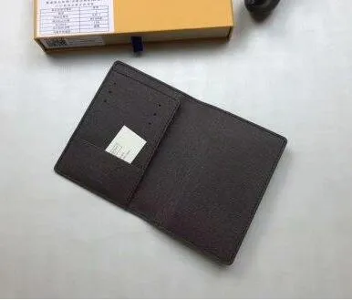 Nytt Brand Passport Holder Designer Varumärke Kreditkortsinnehavare äkta läderpasshållare Högkvalitativa M60181 N60189 M6318198Z