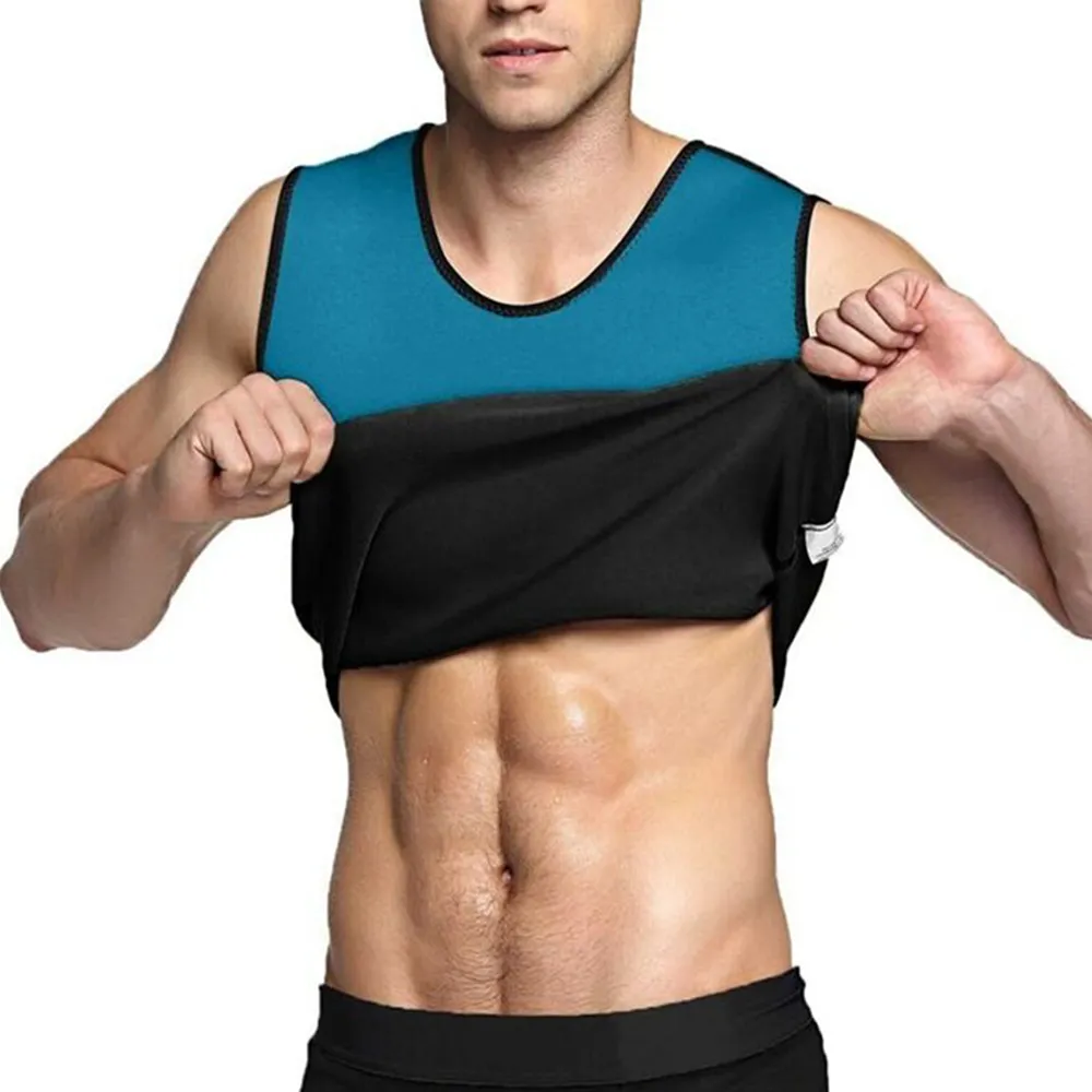 Modellazione di camicia da uomo con camicia da uomo Modeling Calco di sudore Corset Slingeming Werewwear Cinture Riducing Cinture Shapers Neoprene Body Shaper CX24466979