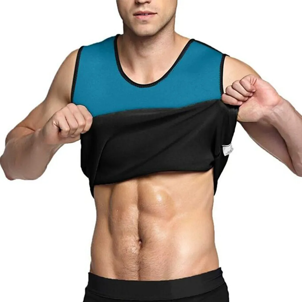 Modellering av remmen Male Mens Tee Shirt Vest Sweat Shirt Corset Slimming Underwear Belt Reducerande bälten Shapers Neoprene Body Shaper CX24466979