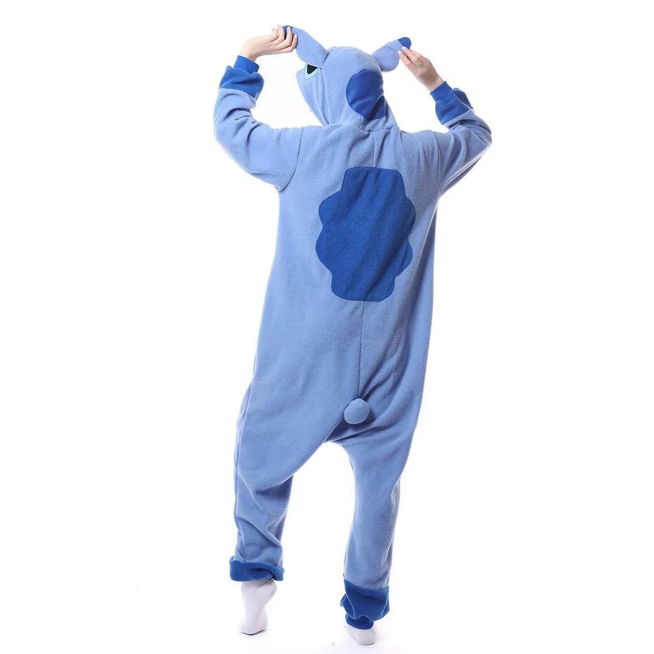 Unisex-Einteiler-Pyjama für Erwachsene, Stich-Tier-Nachtwäsche für Halloween-Party-Kostüme, 259 g