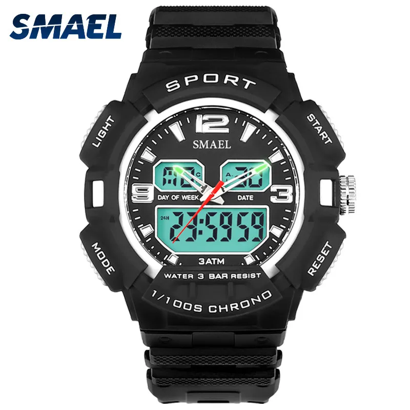 SMAEL Brand Sports Watches Men 30M Waterproof s Shock Resisitant Military Watches Male Birthday Gifts Mens Wrist Watches WS1378266I