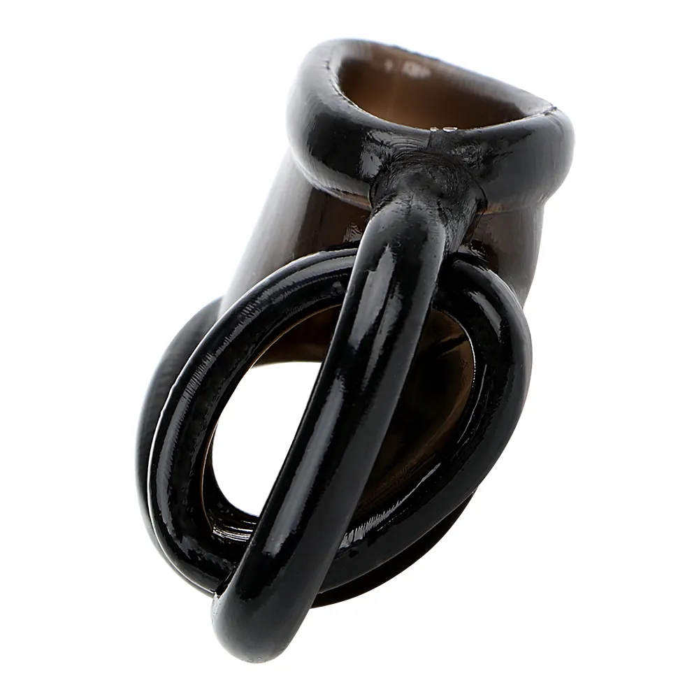 Ikoky masculino masculpator pau anel de pênis anel de dispositivo Toys de sexo para homens Dildo masculino atraso ejaculação D1901110575899946