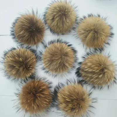 15 cm duże rzeczywiste naturalne saccoon fur fur