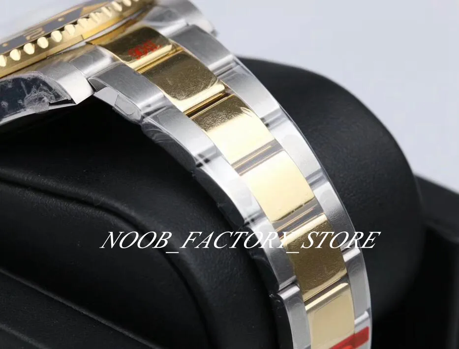 男性の新しいスタイルの時計40mmスーパーGMFファクトリー904Lスチールラップ18Kゴールドオートマチックカル3186ムーブメントダイビングセラミックベゼル262S