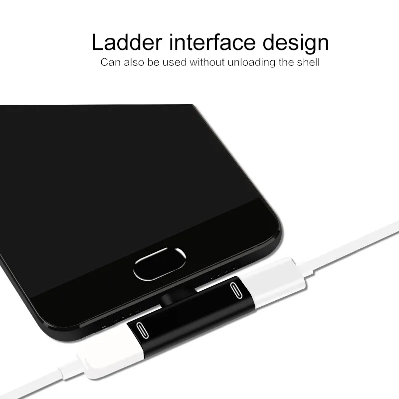 3 في 1 USB C إلى Type-C محول USB Type C شحن شاحن كابل سماعة محول ل Xiao MI 8 MI 6 سماعة رأس محول Typec