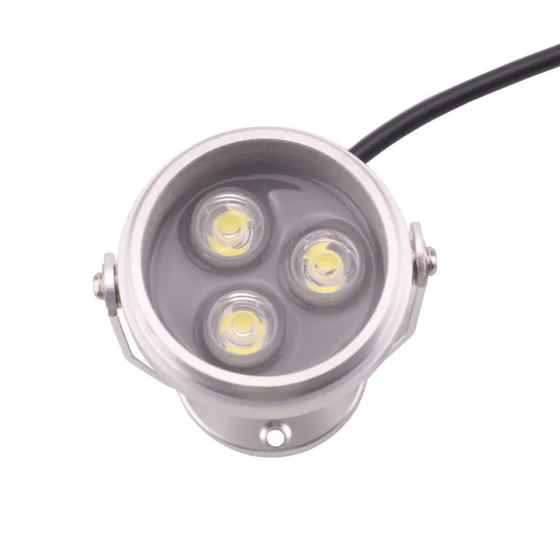 Lâmpada LED subaquática para iluminação de luzes de lago IP68 à prova d'água branco quente branco frio 3W DC 12V AC 220V 110V281v