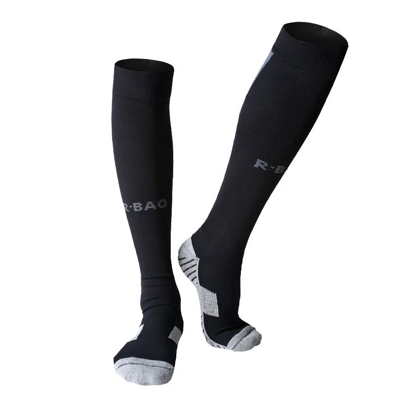 Cotton Long Soccer Socks Sports Team Compression Socks Knee High Football Socks Towel Bottom For Unisex Adult Youth top