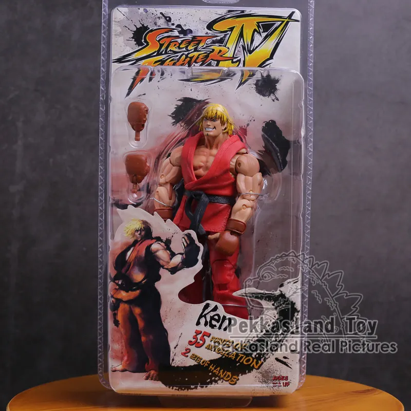 Neca Street Fighter Ken Ryu Guile Action PVC Figure da collezione Model Toy 18cm C19041501