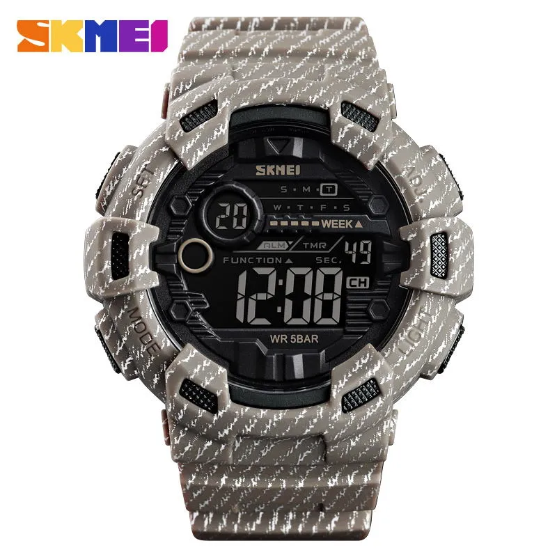 SKMEI 1472 Men Digital Watch Calendar Chronograph Outdoor Sports Watches Waterproof Male Wristwatch Relogio Masculino239A