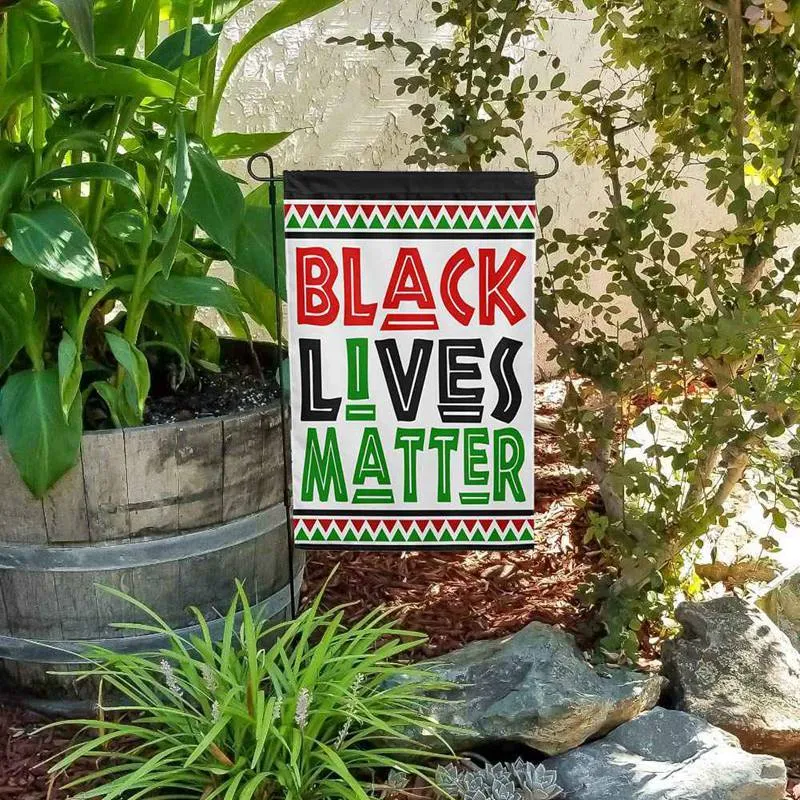 Black Lives Matter Flag Garden 11 Styles Outdoor Peace Prespress Banner Handheld Flag3216277