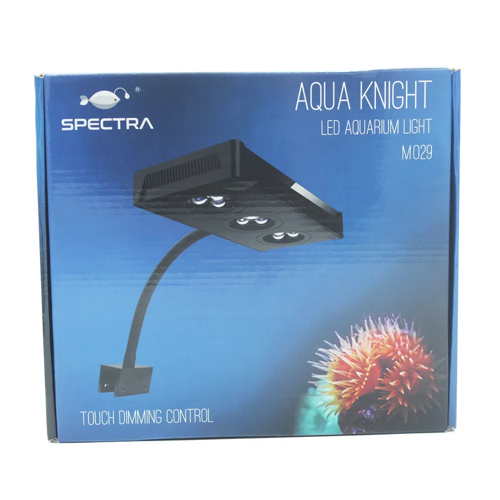 Luz de aquário Nano regulável por toque mais barata com braço de montagem flexível para tanque de recife de 30-50 cm284q