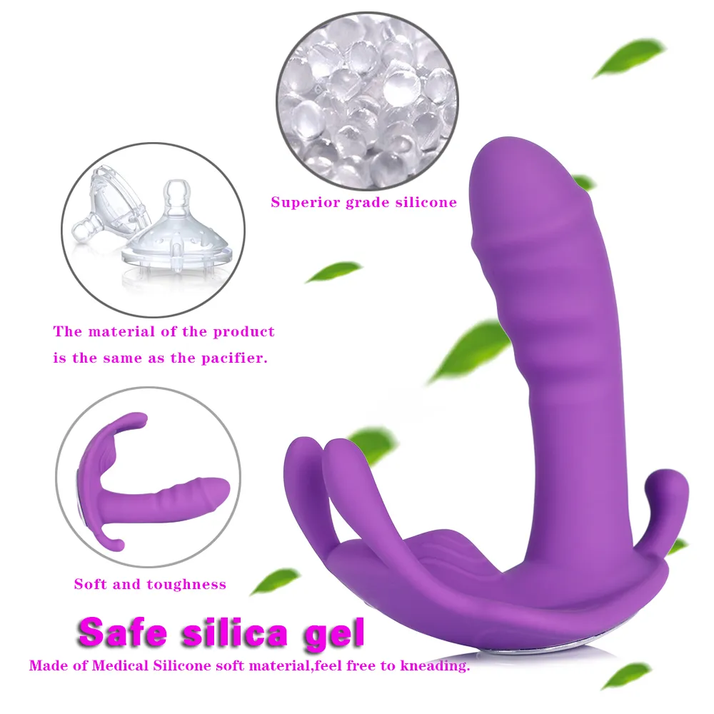 Vibrating Panties Dildo Sex Toys for Women G Spot Clit Stimulator Heating Butterfly Vibrator Remote Control Anal Plug Vibrator CX25871057