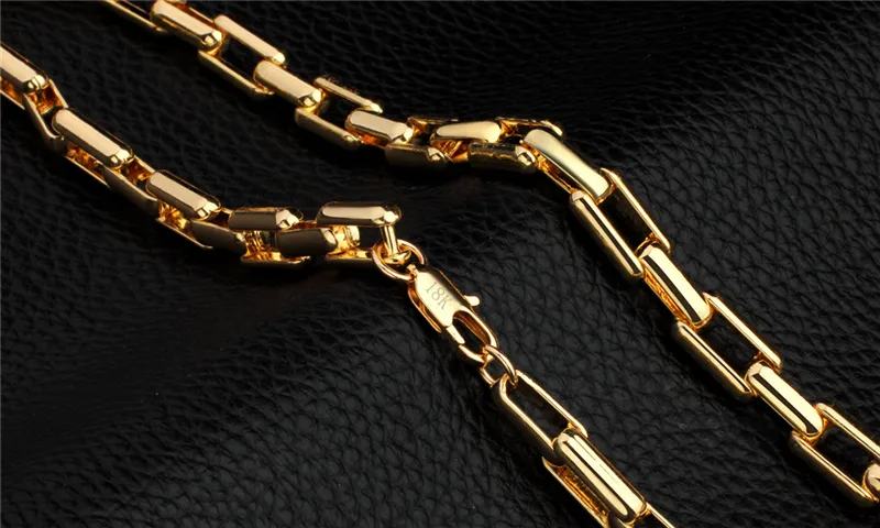 Catene di corda a collegamento spesso 9 mm da 18k uomini placcati in oro collane hip hop da 20 pollici regali di gioielli di girocollo di lusso donne perfette A2620459