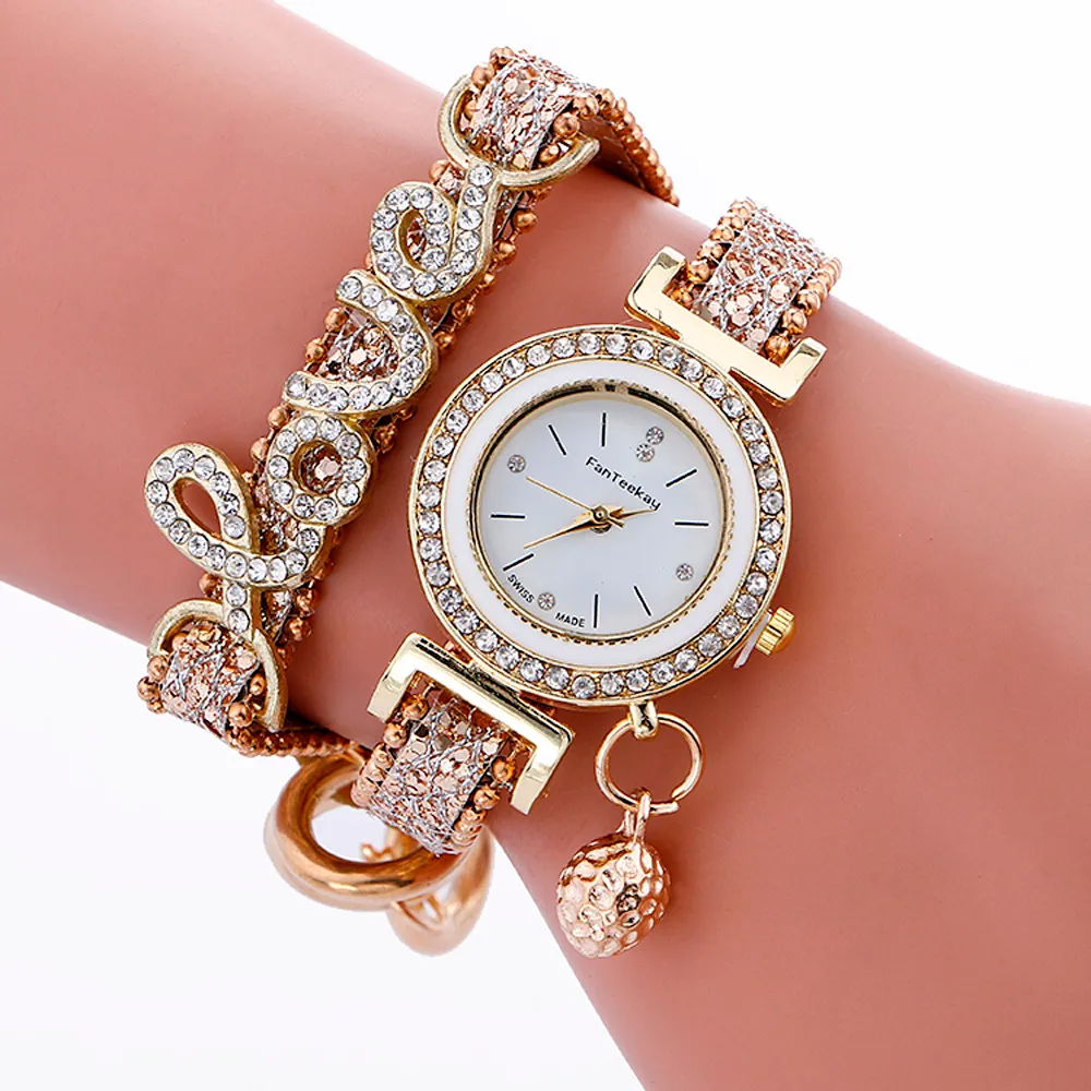 Elegante simplicidade tecer pulseira senhora mulher relógio de pulso vestido relógio redondo dial instrução relógios de pulso reloj de mujer de moda #21199i