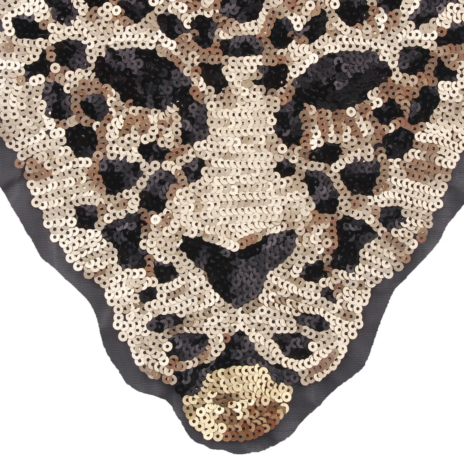 Neue Cartoon große Tier Pailletten Leopard Tiger Stickerei Tuch Patch Nähen auf Kleidung Zubehör Dekoration310J