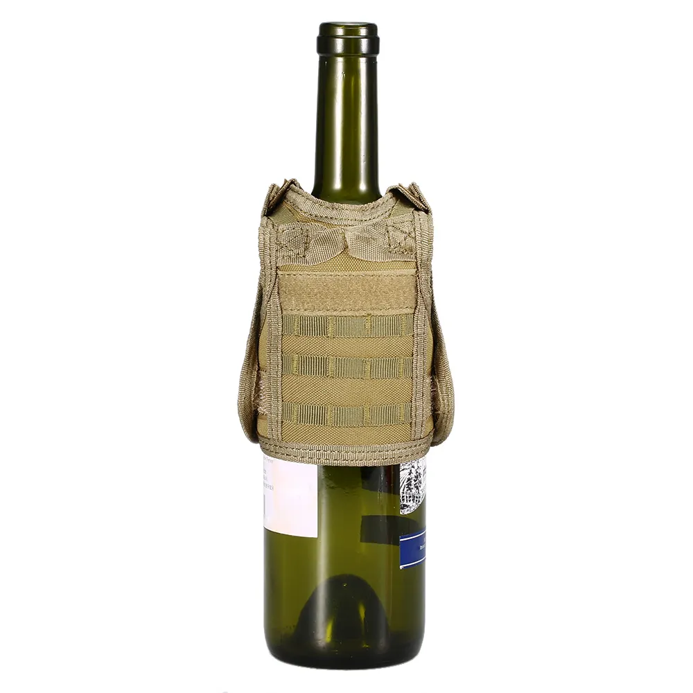 Molle Mini Miniature Beverage taktyczna wojskowa okładka piwa puszka chłodniejsza kamizelka do butelki z rękawem C190415017504295