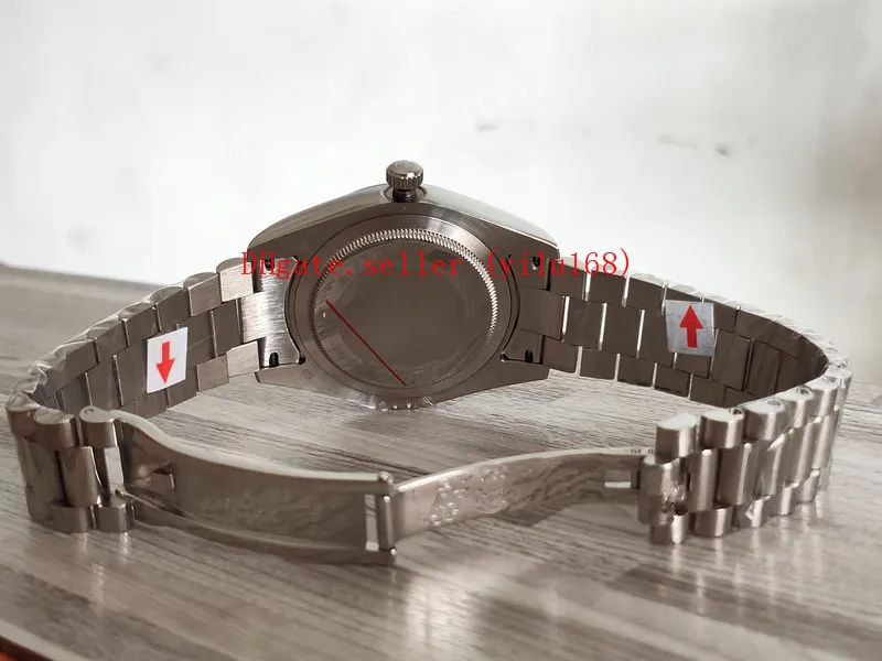 nieuwe luxe horloges 228206 platina 40 mm dag-datum 218206 ijsblauw Arabisch zeldzame wijzerplaat automatisch mode herenhorloge opvouwbaar mecha213r
