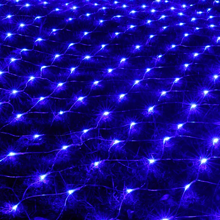 LED Net Mesh String Light 10x8m 6x4m 3x3m 3x2m 1 5x1 5m 8 أوضاع 110 فولت 220 فولت الأنوار الجنية الزخرفية