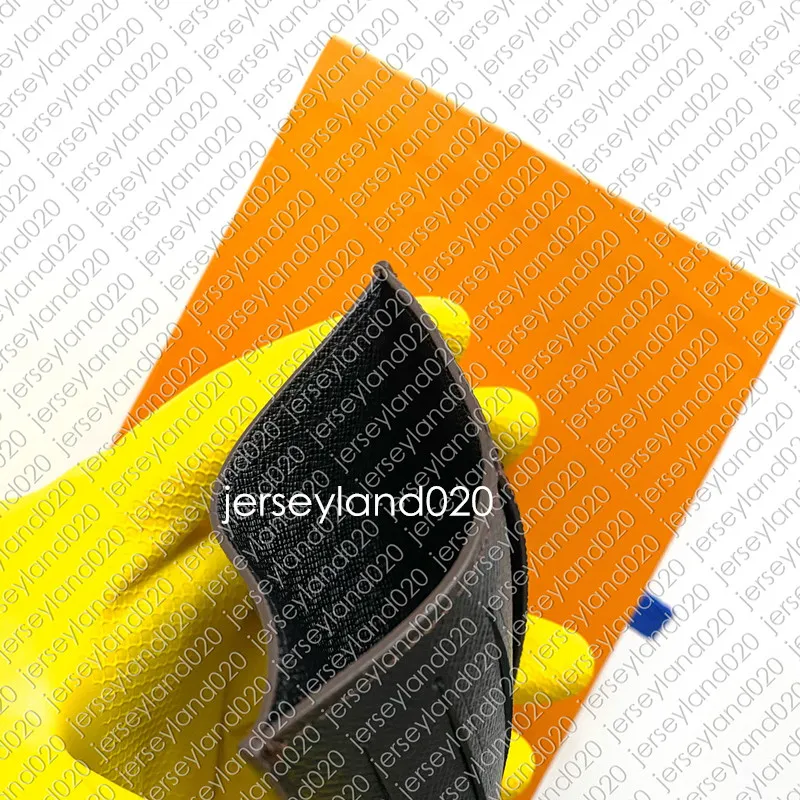 M60166 OEO Porte Cartes Designer Mens Unisex Mini Key Moneta Uchwyt Karta Karta Cle Pochette Accessoires Pocket Passport CO252I