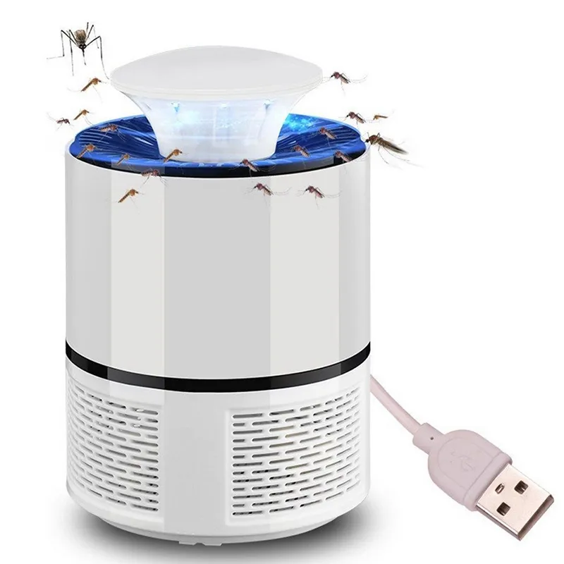 Электрическая USB-электроника Ловушка против комаров Светодиодный ночник Лампа для уничтожения насекомых Отпугиватель вредителей C190419011562881