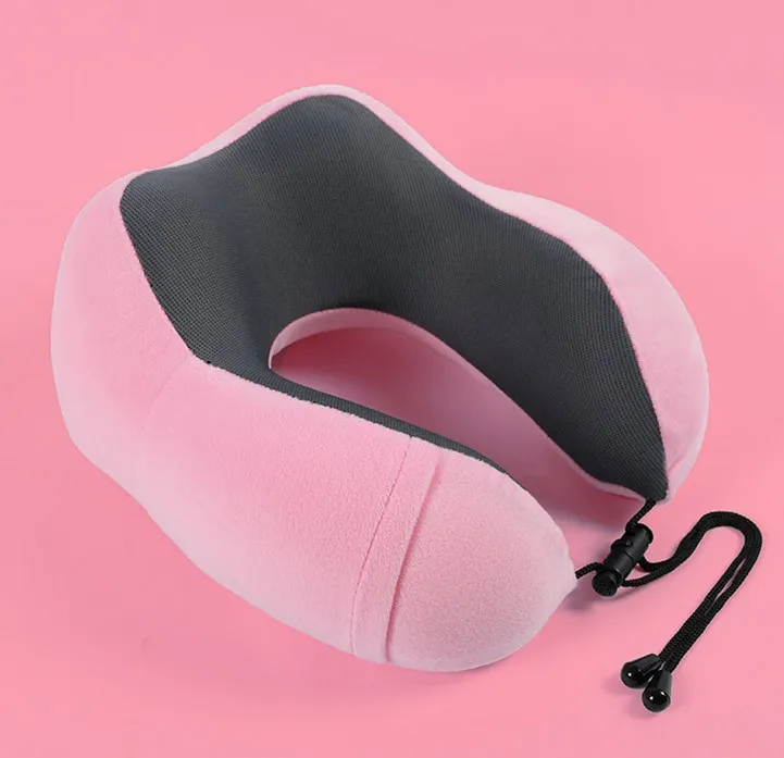 Mousse à mémoire de forme en forme de U, Support de cou, repose-tête, coussin de Protection, oreiller de voyage, 1341G