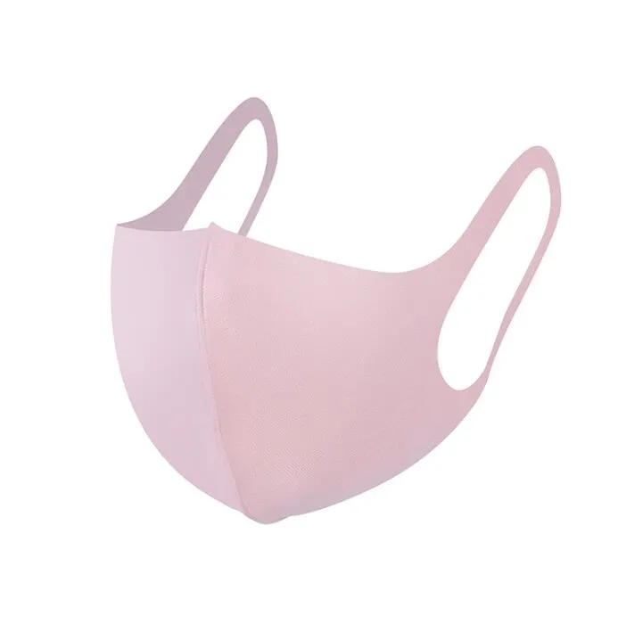 En stock anti-poussière visage bouche couverture PM2 5 masque respirateur anti-poussière respirant lavable réutilisable glace soie coton masques outils 1222j