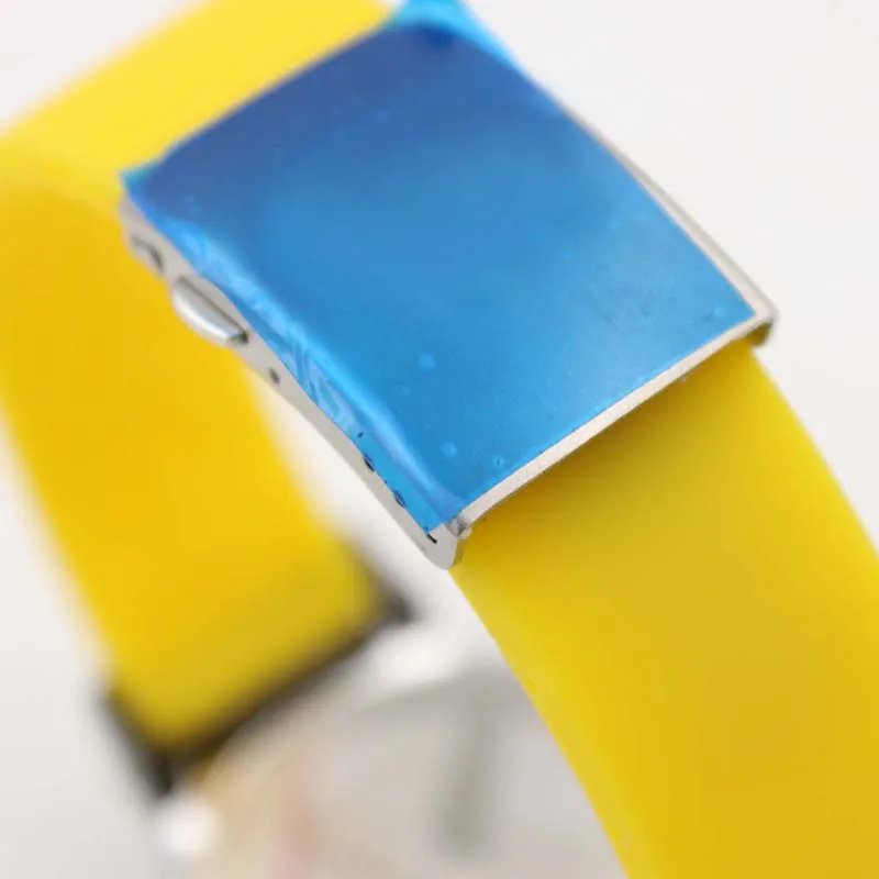 Limitowana edycja kwarc Złote Case Chronograph Watch Men Yellow T-Race Na ręka Portatil Watches gumowy pasek Couturier 185260Z