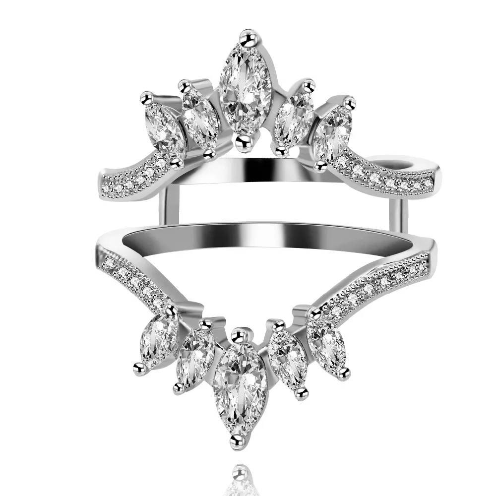 -Women-s-Silver-Color-Marquise-Cut-White-Cubic-Zirconia-Double-Wedding-Band-Ring-Guard-Enhancer (3)