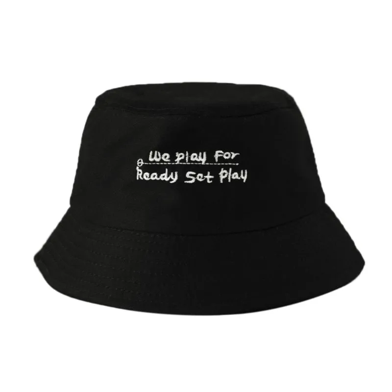 22 kolory kobiety dziewczyny śmieszne haft litera szerokie grzbiet kubełko kapelusz lato swobodny harajuku hip hop student sportowy rybak cap258v