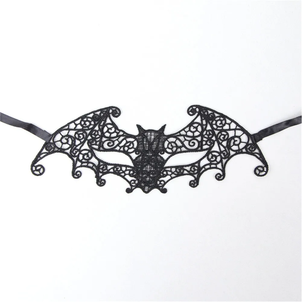 Sexy schwarze Lace Eye Mask Venezianer Masquerade Ball Party Kostüm Kostüm Halloween Cosplay Mask8784347