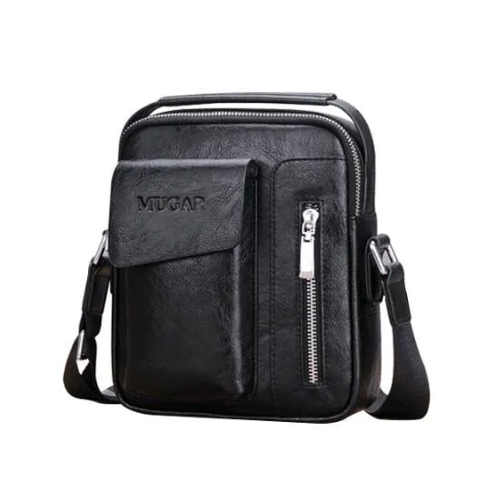 Men's bag mini shoulder bag messenger business briefcase casual retro small264V