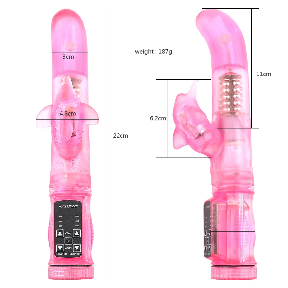 Man nuo gpot dolphin lapin vibrateur 12 vitesses imperméables sexy vibration clitoris toys pour femmes masseur gspot sexo mx19121881300