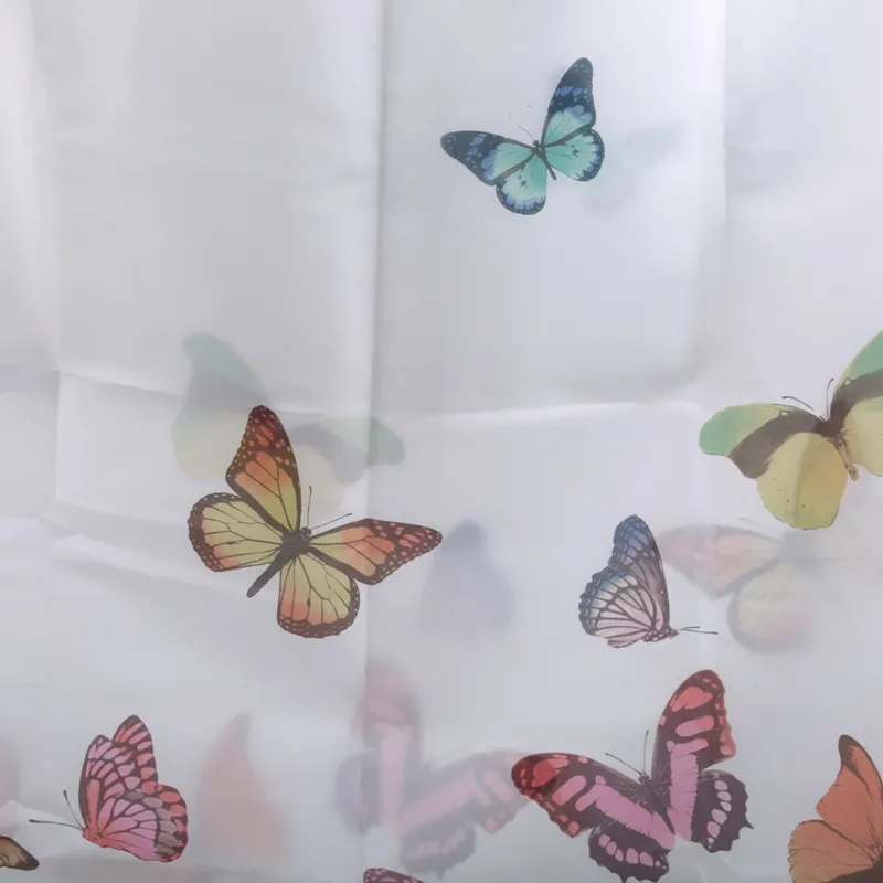Tessuto tende con motivo farfalle multicolori Tenda da doccia impermeabile Shower296R impermeabile