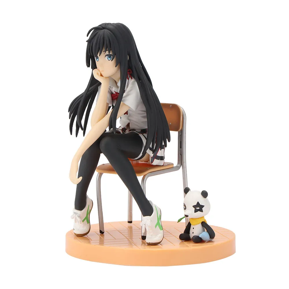 Enfeites de carro anime menina pvc material bonito pele de pêssego meu adolescente comédia romântica decoração automóvel para yukino t200117285q