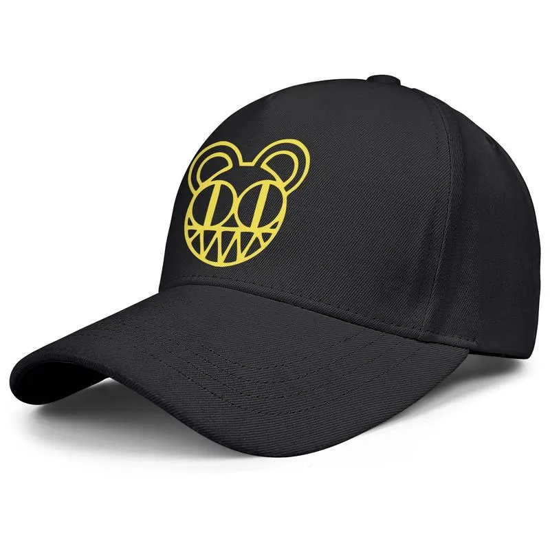 Men039s i Women039s Baseball Caps Regulowane krykieta puste mody Trucker Hat Radiohead Logo Logo Piosenki na żywo Design by 1498556
